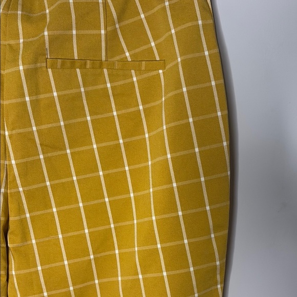 a new day Mustard Checkered Chinos - Picture 6 of 6